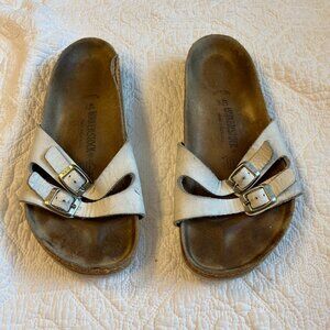 White Birkenstock Ibiza sandals, Size 40